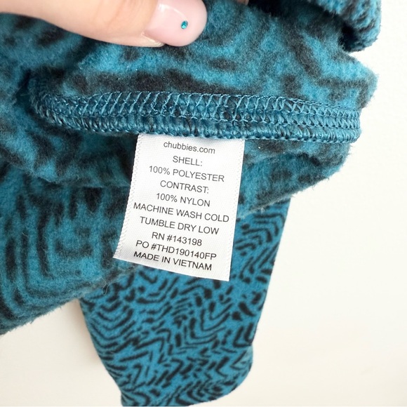 Chubbie’s Blue Pattern Fleece Pullover - Picture 3 of 4